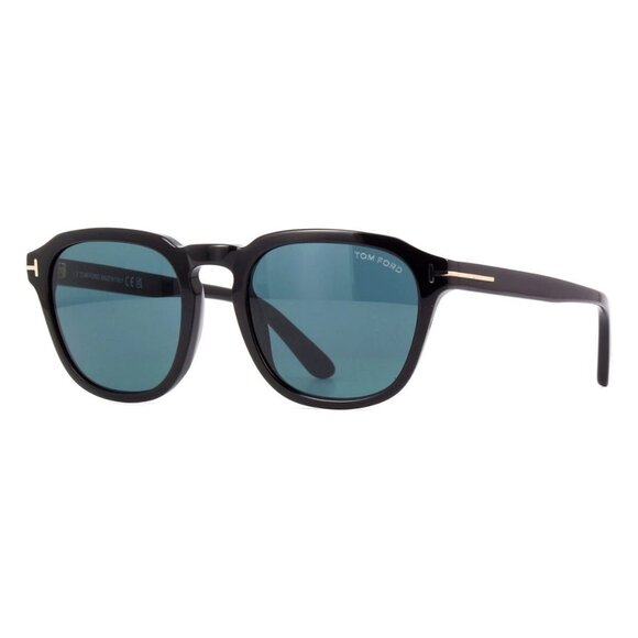 New TOM FORD Black Square FT0931/S 01V Sunglasses Women - Picture 1 of 4